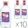 Аквуля, 6 л, Упаковка 10 шт., Вода дитяча негазована, з перших днів життя, ПЕТ