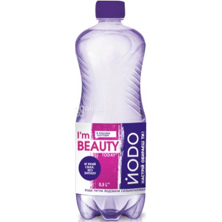 YODO, 0,5 l, Mineral water, iodinated, sparkling