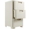 Curver, Rattan Style, Chest of drawers 3 x 14 l, plastic, assorted