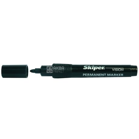 Skiper, 2 мм, маркер перманентный, Черный, м/у