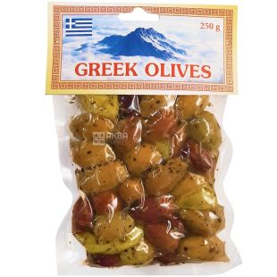Amalthia, 250 г, Оливки Ассорти, с косточкой