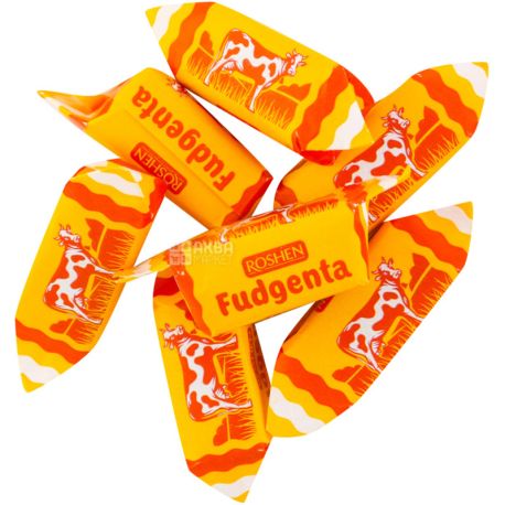 Roshen Fudgenta, 850 г, Конфеты с молочным вкусом