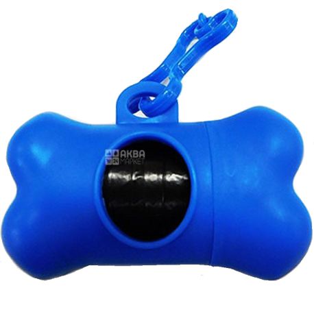PetWorx DB-01, Bag dispenser, plastic, blue