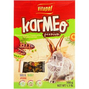 Vitapol Karmeo Premium, 500 г, Корм для кроликов сухой