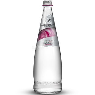 San Benedetto, Naturale, 1 л, Вода мінеральна, негазована, скло