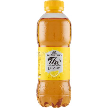 San Benedetto, Lemon tea, 0,5 л, Холодный черный чай, Лимон