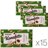 Roshen, Konafetto, упаковка 15 шт. х 140 г, Рошен, Вафельні трубочки з горіховою начинкою