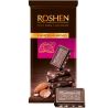 Roshen, 85 г, Рошен, Шоколад чорний з солоним мигдалем