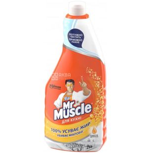 Mr. Muscle Эксперт, 450 мл, Средство для кухни, Энергия цитруса, запаска