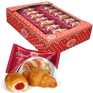 Lukas, 1,44 кг, Лукас, Круассан с вишневой начинкой, в индивидуальной упаковке