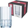 Eclat Facettes, 360 мл х 4 шт, Еклат, Набір склянок для холодних напоїв, кришталь