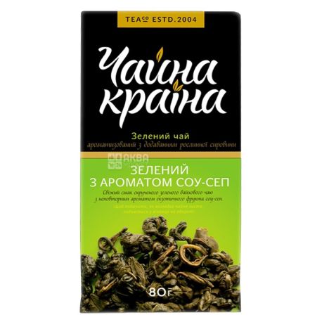 Чайна країна, Соу-Сеп, 80 г, Чай зеленый