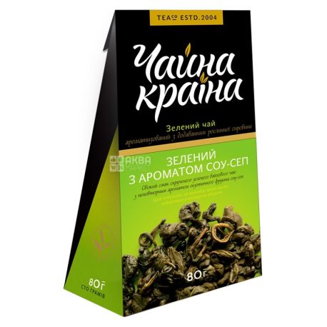 Чайна країна, Соу-Сеп, 80 г, Чай зеленый