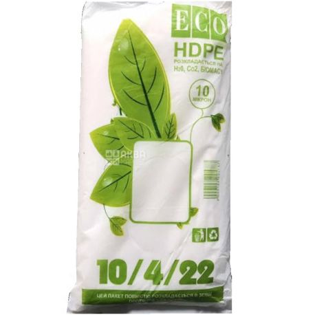 Eco, 1000 pcs, Packing bag, 10 х 22 cm
