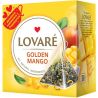 Lovare, Golden Mango, 15 пак. х 2 г, Чай Ловара, Золотий манго, зелений 
