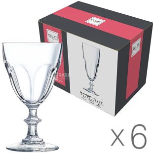 Eclat  Rambouillet, 160 мл x 6 шт., Набор бокалов Эклат, для белого вина, хрусталь