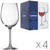 Luminarc, Allegresse, 4 шт. х 420 мл, Люмінарк, Набір келихів для червоного вина, скло