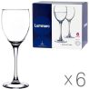 Luminarc, Signature, 6 pcs. х 65 ml, Luminark, A set of glasses on a leg, for vodka, glass