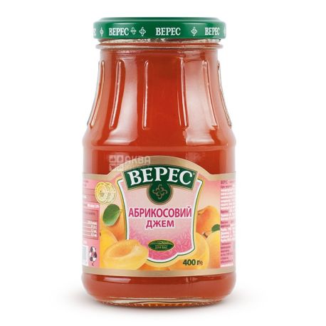 Верес, 400 г, джем, абрикосовый