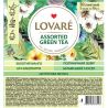 Lovare, Assorted Green Tea, 50 пак. Х 2 г, Чай зеленый, ассорти, конверт