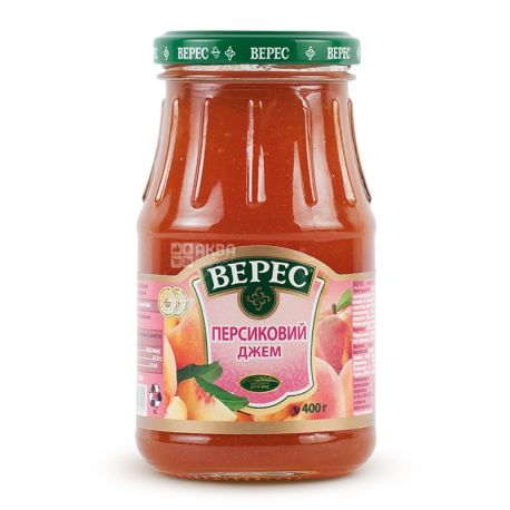 Верес, 400 г, джем, персиковый