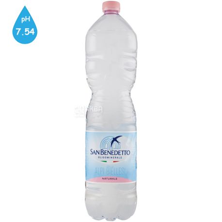 San Benedetto, 1.5 L, Non-carbonated, Mineral Water, PET, PAT