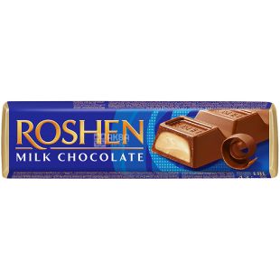 Roshen, 43 г, Рошен, Шоколадний батончик Крем-брюле