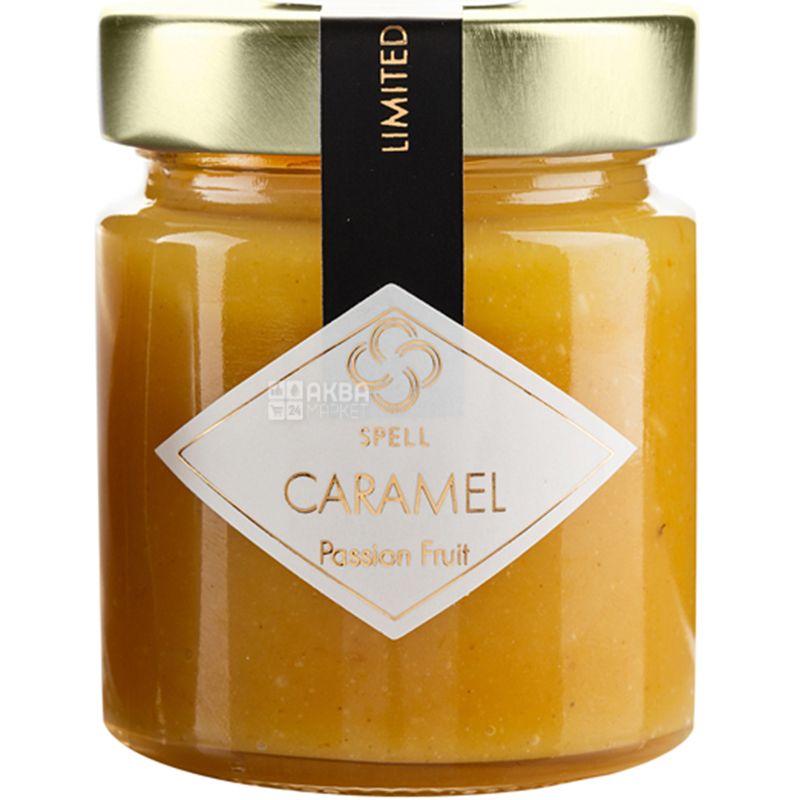 Spell, Caramel, 220г, Карамель з маракуйєю, скло - купити Згущене