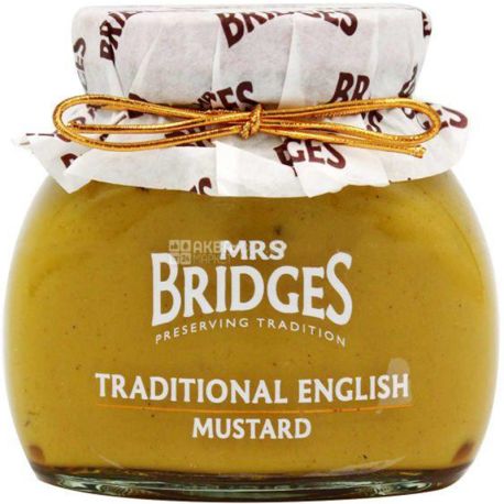 Mrs Bridges Traditional English Mustard, Гірчиця англійська традиційна, 200 г