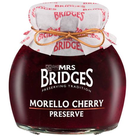 Mrs Bridges, Jam Cherry Morello, 340 g