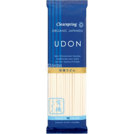Udon organic noodles 200g, Clearspring