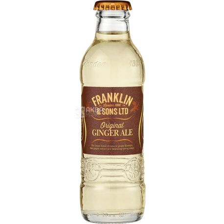 Franklin & Sons Ginger Ale, 200 мл, Франклин энд Санз, Имбирный эль