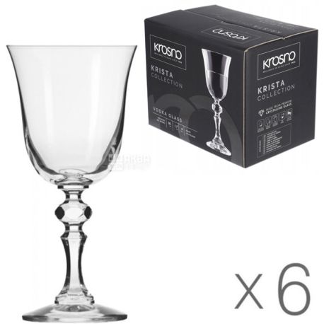 Krosno Mixology, 50 ml x 6 pcs, Set of shot glasses, transparent, glass