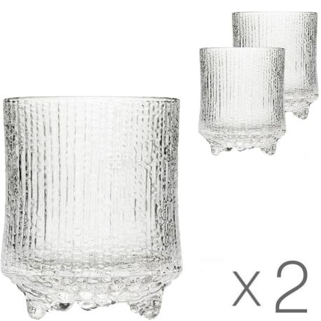 Iittala, Ultima Thule, 2 Piece, Whiskey Goblet Set, Glass, Clear, 280 ml