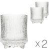 Iittala, Ultima Thule, 2 шт. х 280 мл, Набір келихів для віскі, вінтажний, скло