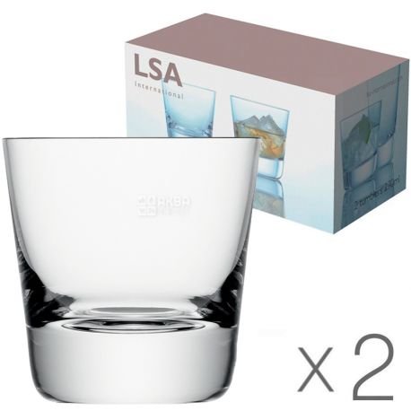LSA international, Madrid, 2 шт. х 270 мл, Склянки для віскі, скло