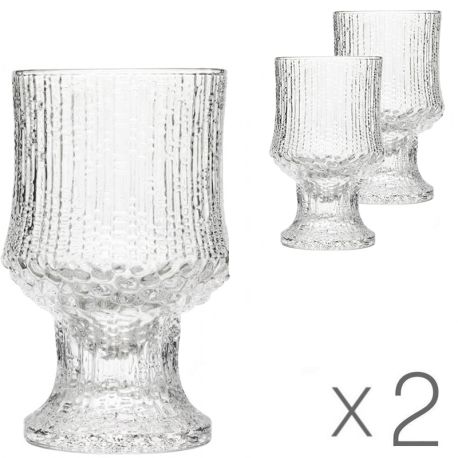 Iittala, Ultima Thule, 2 Pack, Red Wine Goblet Set, Glass, Clear, 230 ml