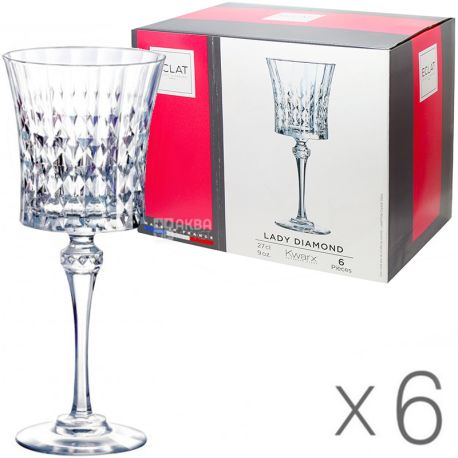 lady diamond crystal glass