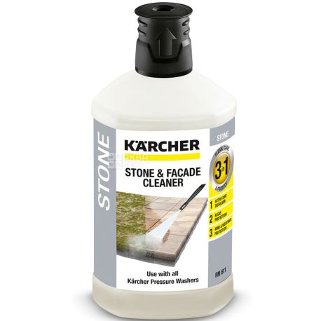 Karcher, Plug-n-Clean, 1 л, Засіб для чищення кам'яних поверхонь 3 в 1
