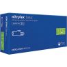 Mercator Medical, Nitrylex Basic, 200 pcs., Nitrile gloves, powder-free, size S, blue