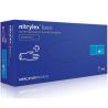Mercator Medical, 100 шт., Перчатки нестерильные, нитриловые, без пудры, синие, размер S