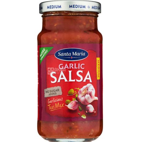 Santa Maria, Salsa, 230 g, Garlic Sauce