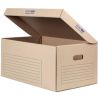 Economix, 535х362х258 мм, Контейнер архивный, с крышкой, картон