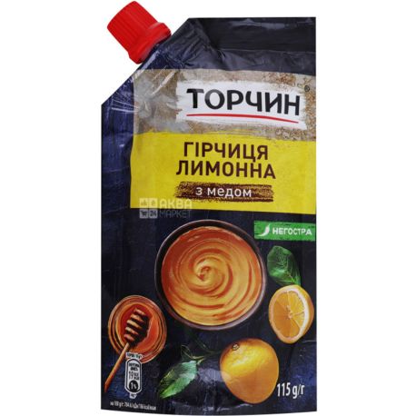 Torchin, Mustard, citric, 115 g, doy-pack