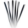 Промтус, Трубочки коктейльные Зебра, без гофры, 500 шт., 25 см, пластиковые