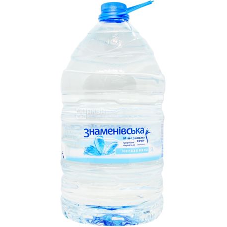 Znamenovskaya, 5 l, Non-carbonated water, PET, PAT
