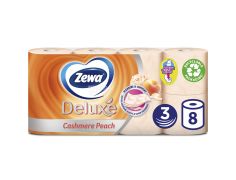 Zewa Deluxe Cashmere Peach, 8 рул., Туалетний папір Зева Делюкс, Персик ...