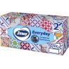 Zewa Everyday, 100 шт., Серветки для обличчя Зева Еврідей, 2-х шарові, 19х21 см, білі