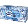 Zewa Everyday, 100 шт., Серветки для обличчя Зева Еврідей, 2-х шарові, 19х21 см, білі