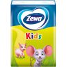 Zewa Kids, 10 шт., Хусточки носові паперові Зева, Дитячі, 2-х шарові